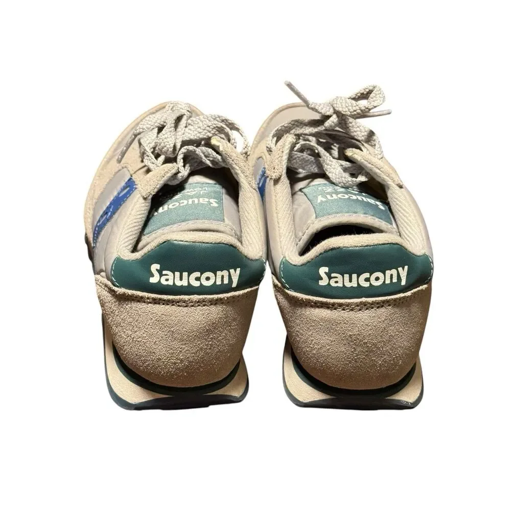 Saucony Jazz Low Pro Blue Gray Sneakers Mens Size 5 Classic Retro Running Shoes